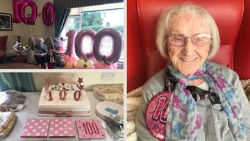 Prescot Resident celebrates her 100th birthday with family